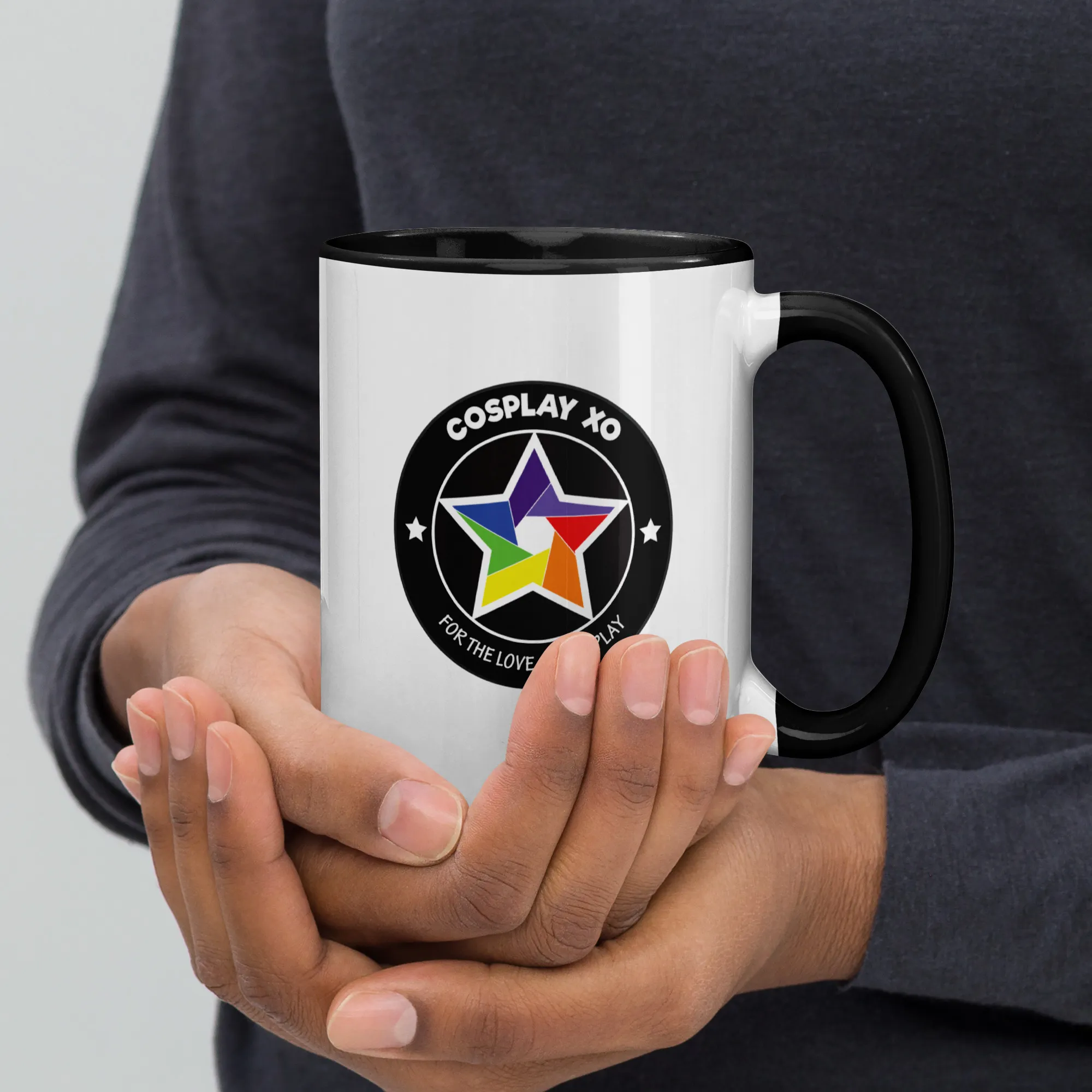 Eat Sleep Cosplay Repeat Mug with Black Color Inside - Image 4